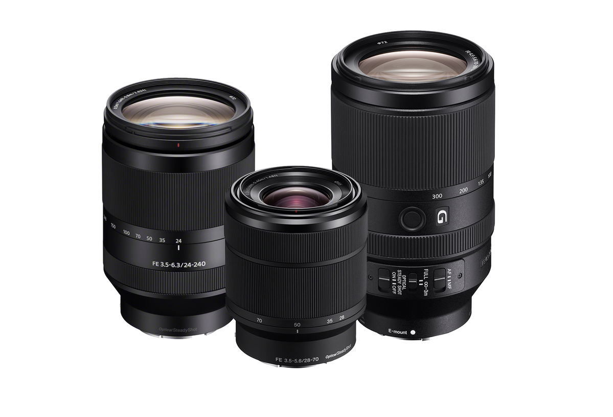 Full Frame Variable Aperture Trio Sony Alpha Universe