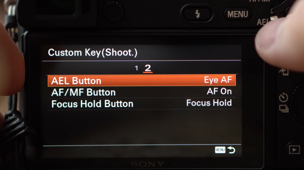 How to set Eye Tracking Autofocus on the a6300 and a7rII Sony Alpha